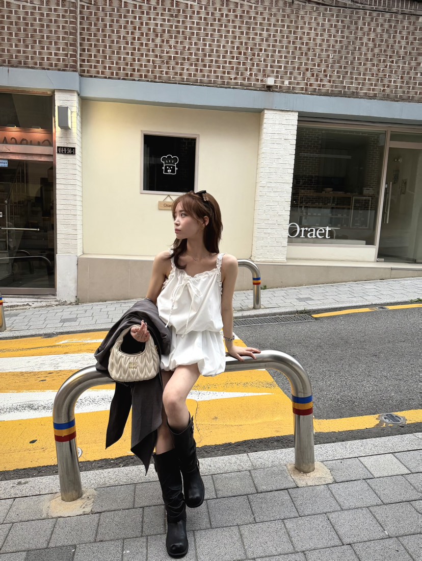 SOLAR韓國直郵女士新品休閑人氣熱賣真品時尚推薦連衣裙SOLAR連衣裙