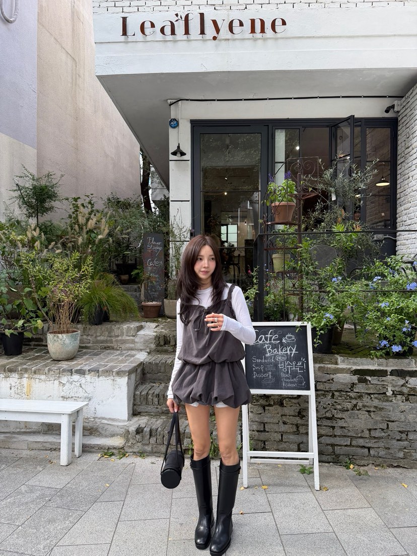SOLAR韓國直郵女士新品休閑人氣熱賣真品時尚推薦連衣裙SOLAR連衣裙