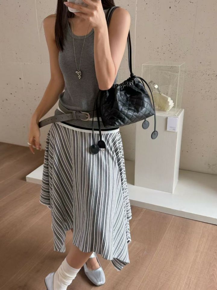 TROUVAILLE東大門代購女士新品熱賣真品時尚單肩斜跨包羊皮TROUVAILLE單肩/斜跨包