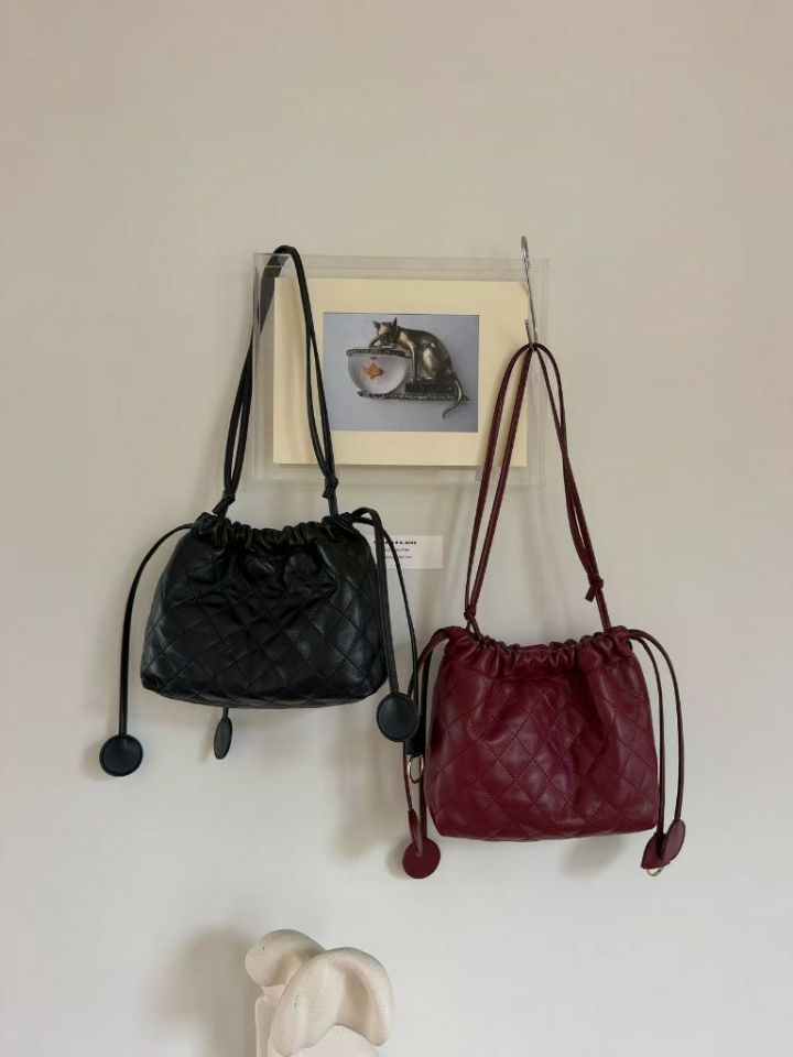 TROUVAILLE東大門代購女士新品熱賣真品時尚單肩斜跨包羊皮TROUVAILLE單肩/斜跨包