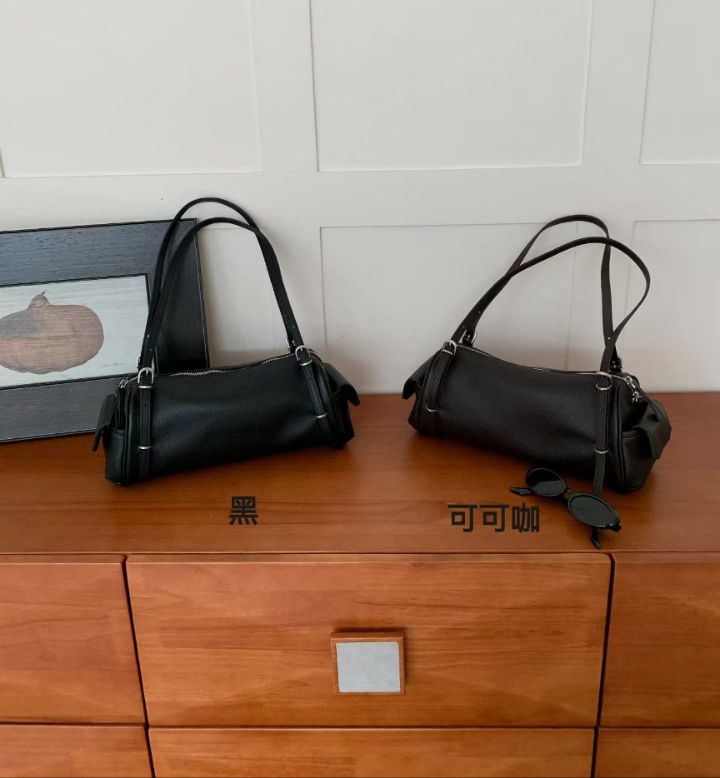 TROUVAILLE東大門實拍女裝新品熱賣真品單肩斜跨包口袋牛皮TROUVAILLE單肩/斜跨包
