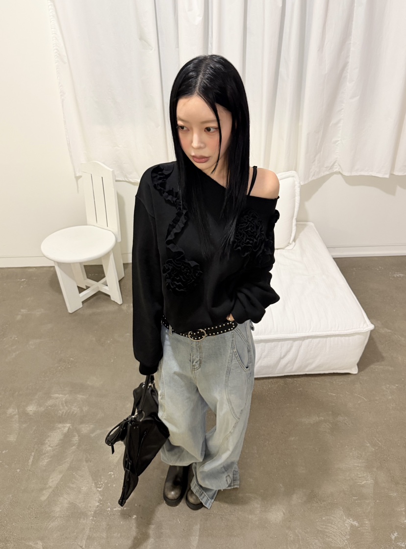 SEOLO東大門代購女士新品真品時尚熱賣推薦人氣休閑牛仔褲Seolo seoul牛仔褲
