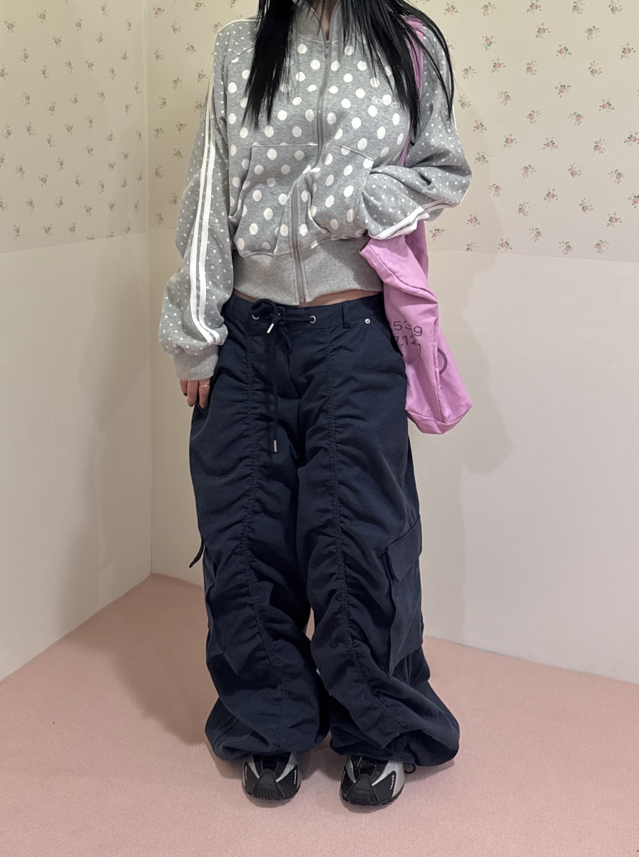 SEOLO東大門代購女裝新品真品人氣熱賣推薦時尚休閑褲褶皺Seolo seoul休閑褲