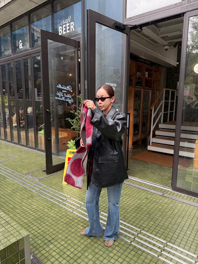 SUNDER MARKET東大門實拍女裝新款時尚人氣圍巾披肩圍巾SUNDER MARKET圍巾/披肩