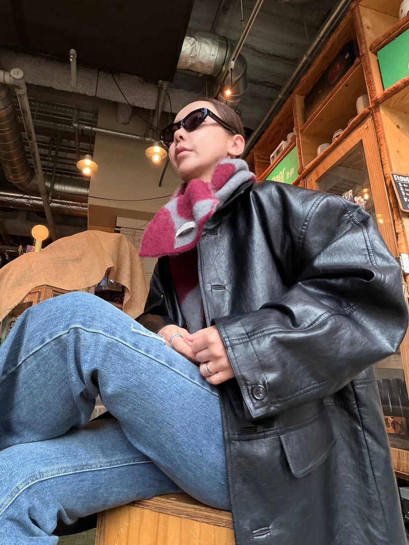 SUNDER MARKET東大門實拍女裝新款時尚人氣圍巾披肩圍巾SUNDER MARKET圍巾/披肩