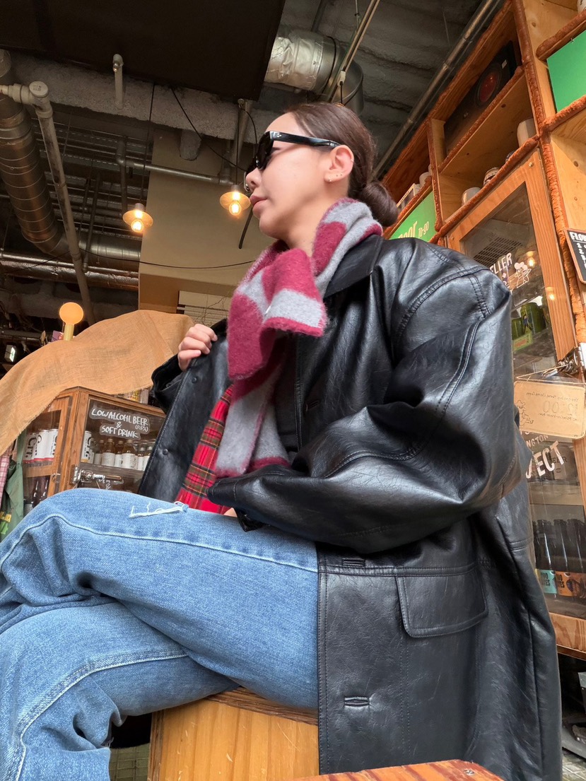 SUNDER MARKET東大門實拍女裝新款時尚人氣圍巾披肩圍巾SUNDER MARKET圍巾/披肩
