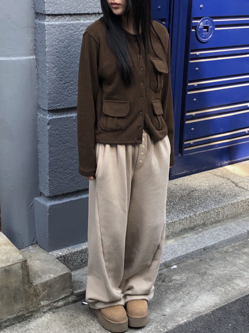 ONDO-P韓國代購女裝新款真品推薦休閑人氣熱賣開衫口袋開衫ONDO-P開衫