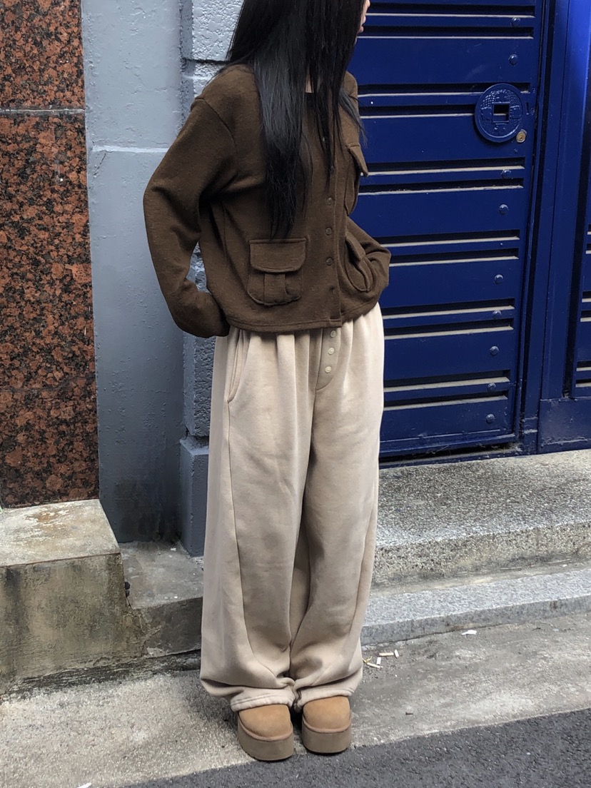 ONDO-P韓國代購女裝新款真品推薦休閑人氣熱賣開衫口袋開衫ONDO-P開衫