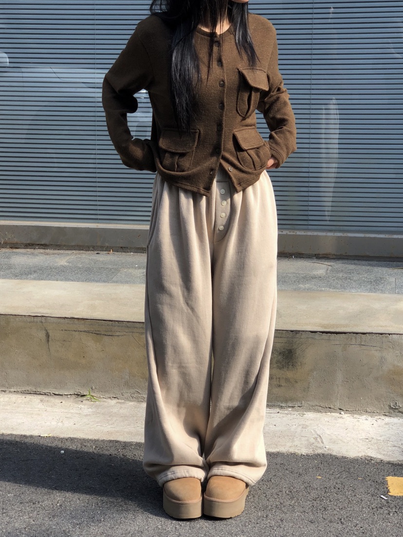 ONDO-P韓國代購女裝新款真品推薦休閑人氣熱賣開衫口袋開衫ONDO-P開衫