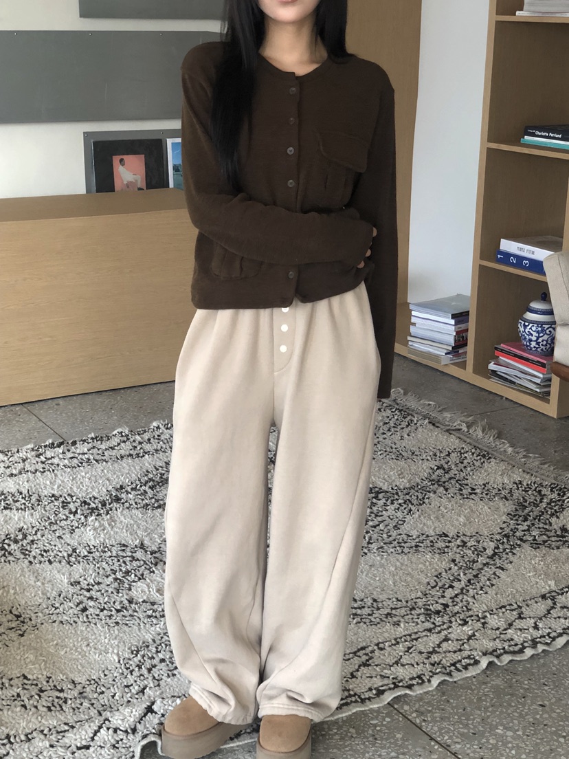 ONDO-P韓國代購女裝新款真品推薦休閑人氣熱賣開衫口袋開衫ONDO-P開衫
