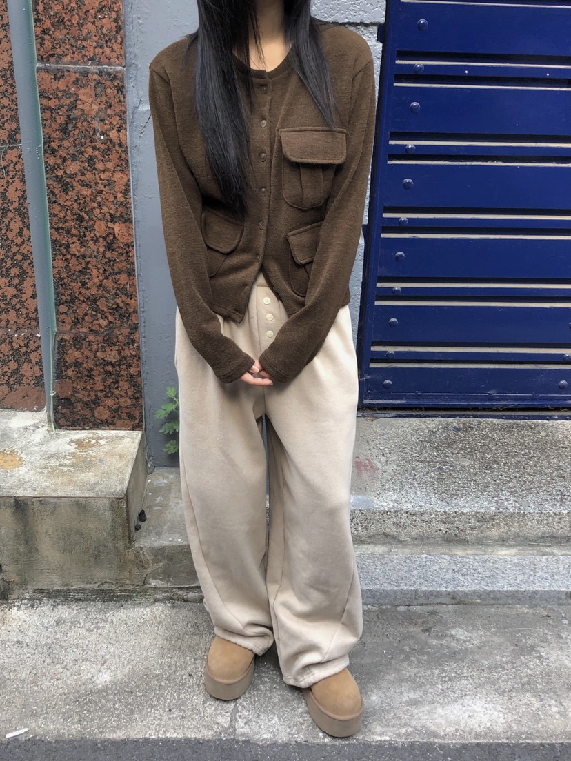 ONDO-P韓國代購女裝新款真品推薦休閑人氣熱賣開衫口袋開衫ONDO-P開衫