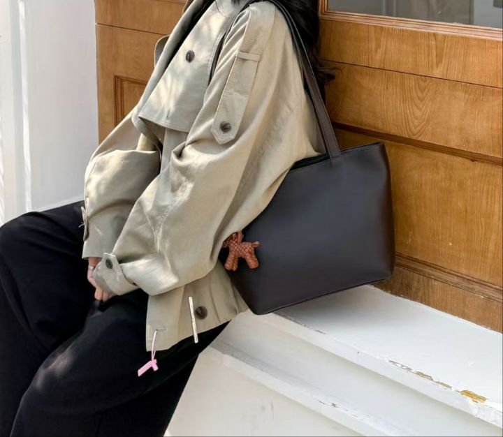 TROUVAILLE東大門直郵女裝新款人氣熱賣休閑單肩斜跨包牛皮TROUVAILLE單肩/斜跨包