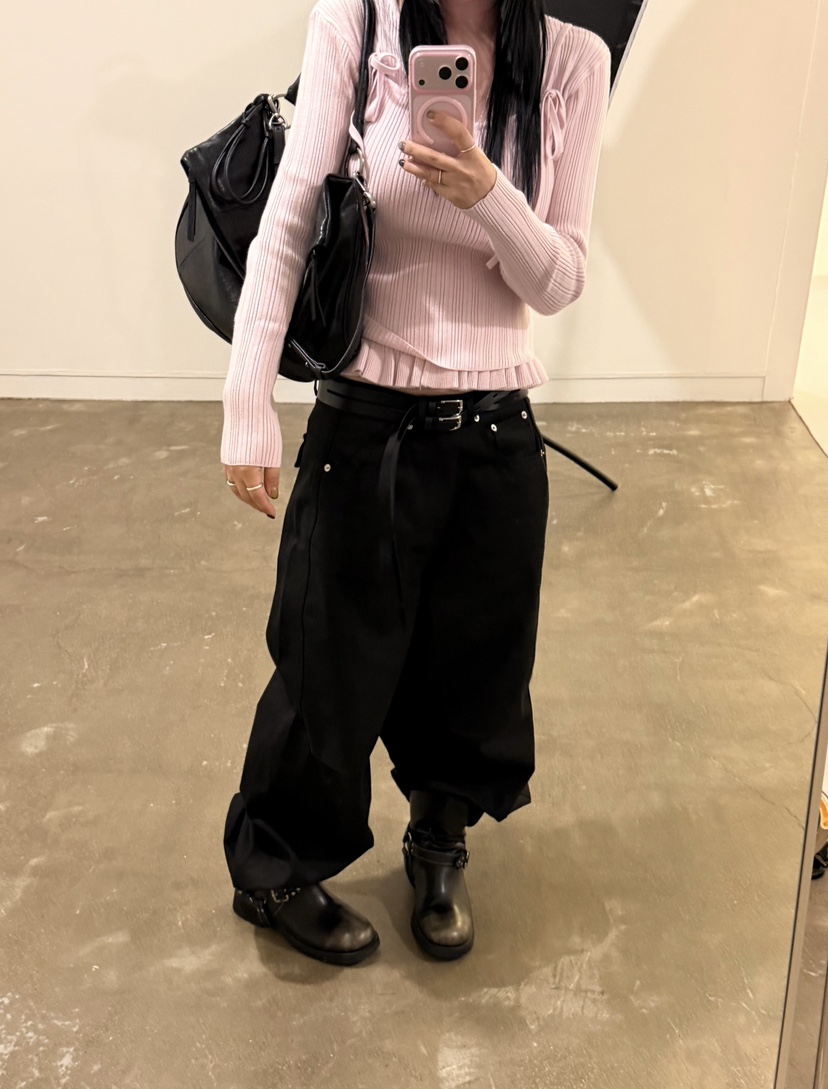 SEOLO韓國代購女士新款推薦人氣休閑真品熱賣時尚休閑褲Seolo seoul休閑褲