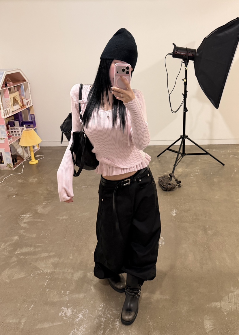 SEOLO韓國代購女士新款推薦人氣休閑真品熱賣時尚休閑褲Seolo seoul休閑褲