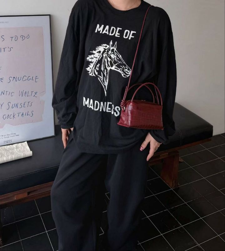 TROUVAILLE韓國代購女士新品休閑人氣推薦單肩斜跨包羊皮TROUVAILLE單肩/斜跨包