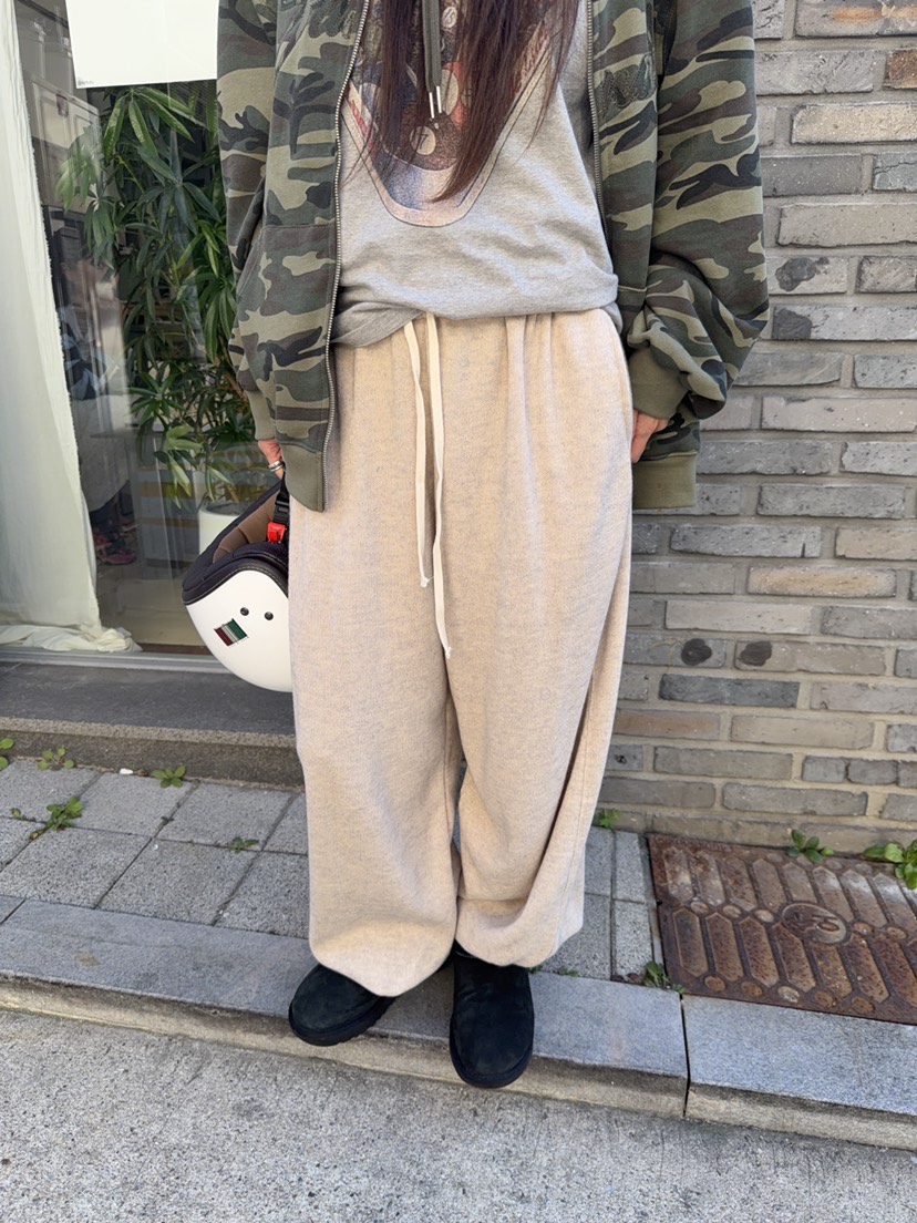 SUNDER MARKET韓國直郵女士新款真品人氣休閑褲羊毛針織SUNDER MARKET休閑褲