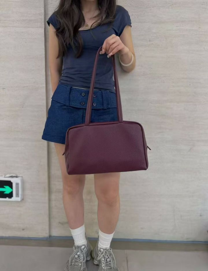 TROUVAILLE東大門實拍女裝新品休閑推薦人氣熱賣單肩斜跨包TROUVAILLE單肩/斜跨包圖色2