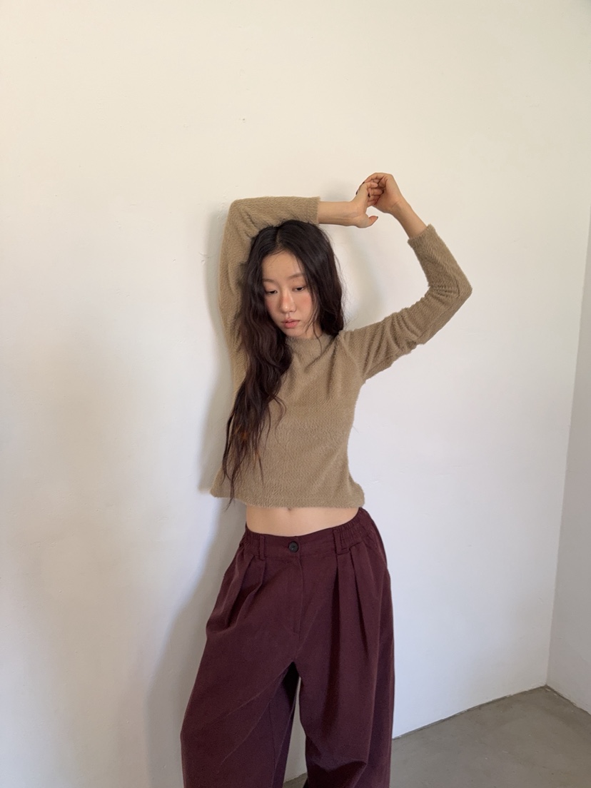 SUNDER MARKET韓國直郵女士新品休閑人氣熱賣真品長袖T恤SUNDER MARKET長袖T恤