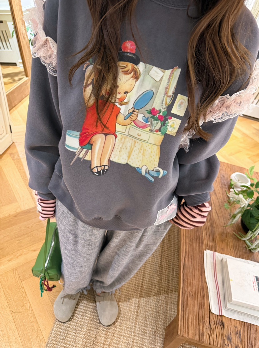 BOUTIQUE-L東大門直郵女士新款真品熱賣時尚推薦人氣衛衣BOUTIQUE-L衛衣