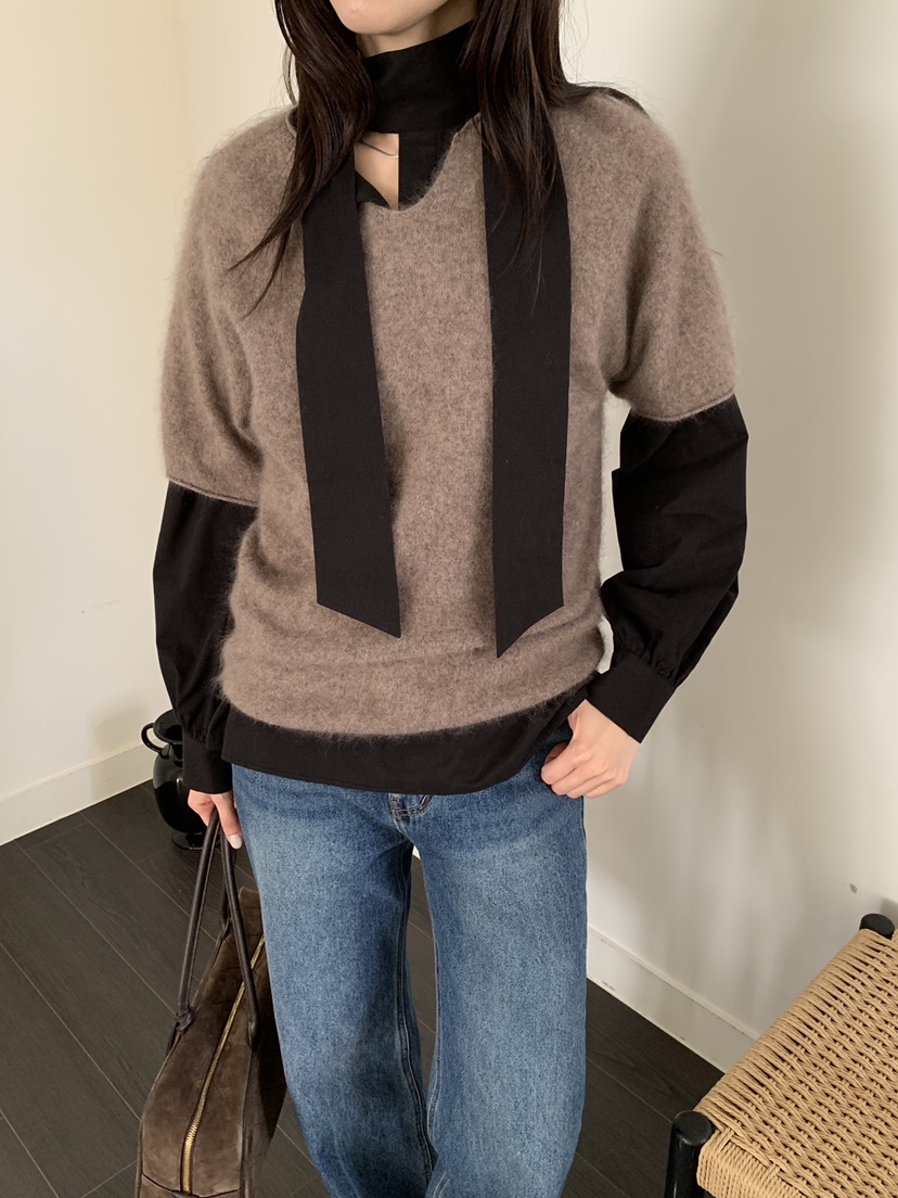 ATHEA東大門實拍女士新款真品推薦時尚熱賣人氣休閑針織衫ATHEA針織衫圖色1