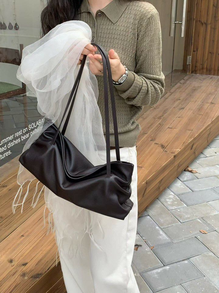 TROUVAILLE東大門直郵女士新品時尚推薦熱賣單肩斜跨包牛皮TROUVAILLE單肩/斜跨包