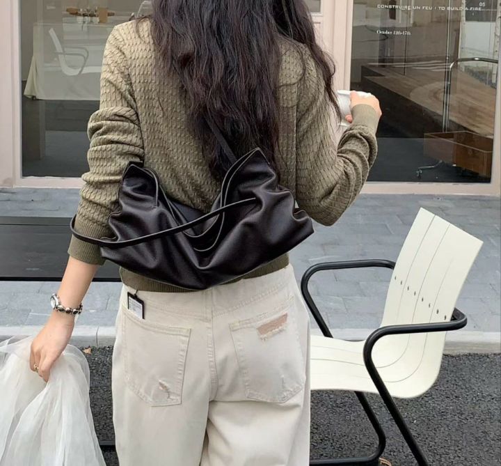 TROUVAILLE東大門直郵女士新品時尚推薦熱賣單肩斜跨包牛皮TROUVAILLE單肩/斜跨包