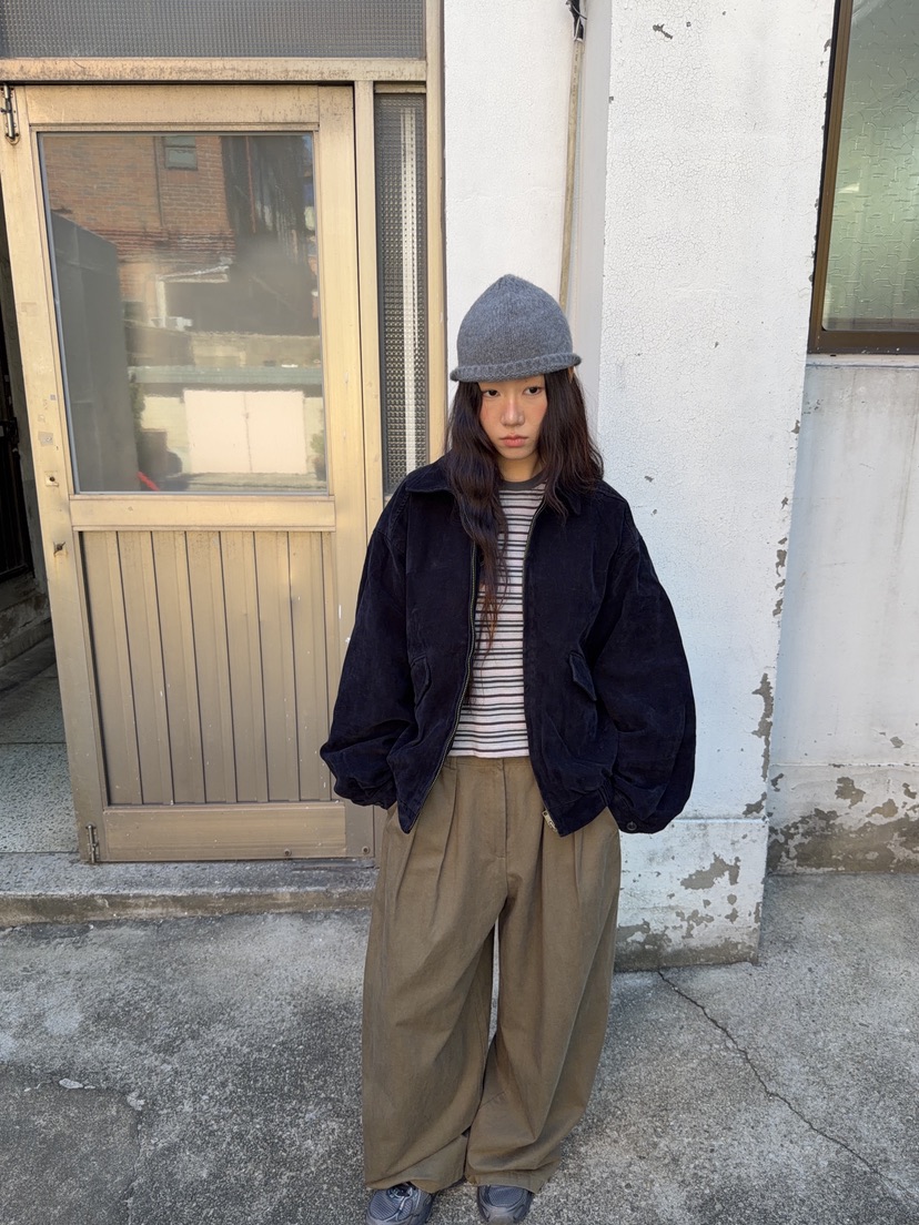 SUNDER MARKET東大門實拍女裝新品真品熱賣推薦夾克天鵝絨SUNDER MARKET夾克