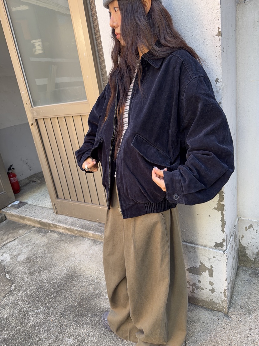 SUNDER MARKET東大門實拍女裝新品真品熱賣推薦夾克天鵝絨SUNDER MARKET夾克