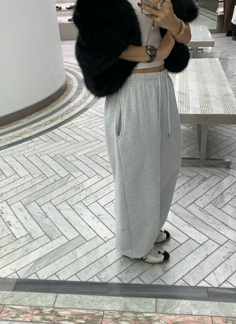 REVE CITE-L東大門直郵女裝新款真品休閑褲不含屁簾抓絨雙層REVE CITE-L休閑褲