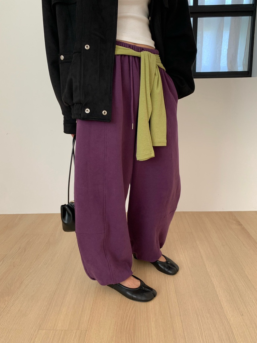 REVE CITE-L東大門直郵女裝新款真品休閑褲不含屁簾抓絨雙層REVE CITE-L休閑褲