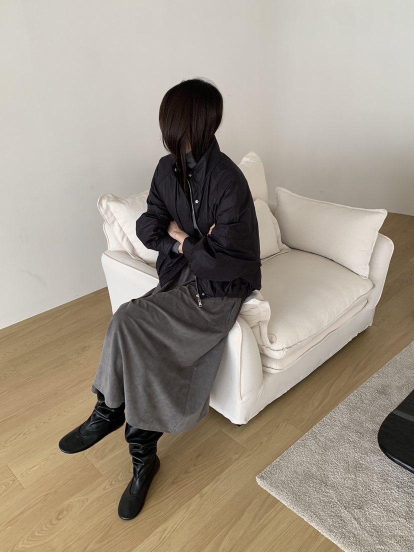ATHEA東大門直郵女士新款休閑推薦人氣夾克羽絨服短款黑色ATHEA夾克