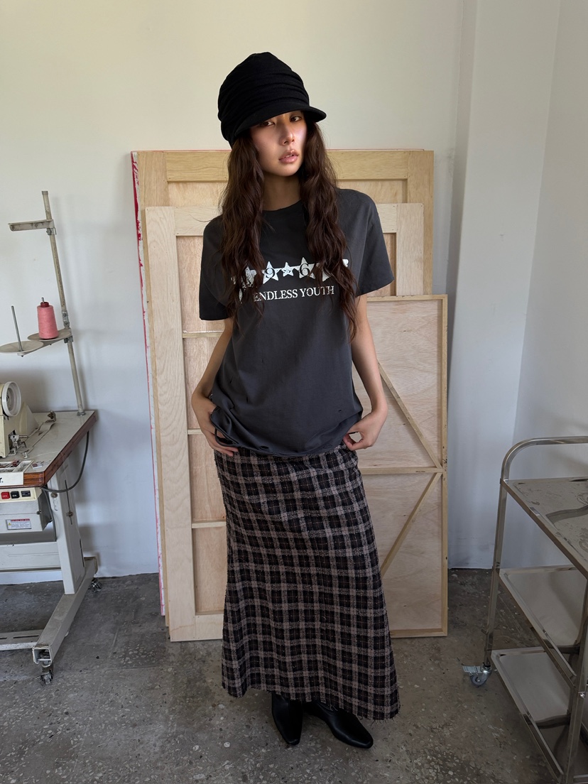 AWESOME SAUCE韓國直郵女裝新品真品熱賣休閑人氣時尚長裙AWESOME SAUCE長裙
