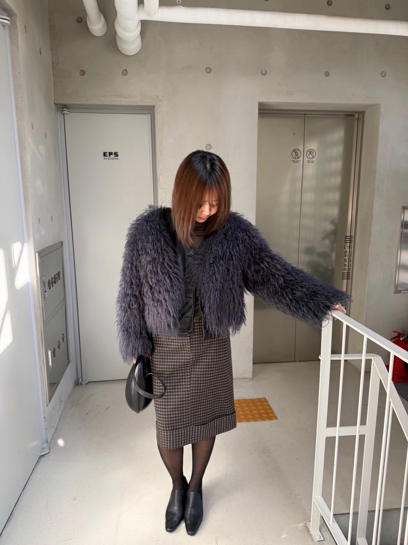 OLI EDIT東大門直郵女裝新品推薦真品短款大衣不含內搭開衫OLI EDIT短款大衣