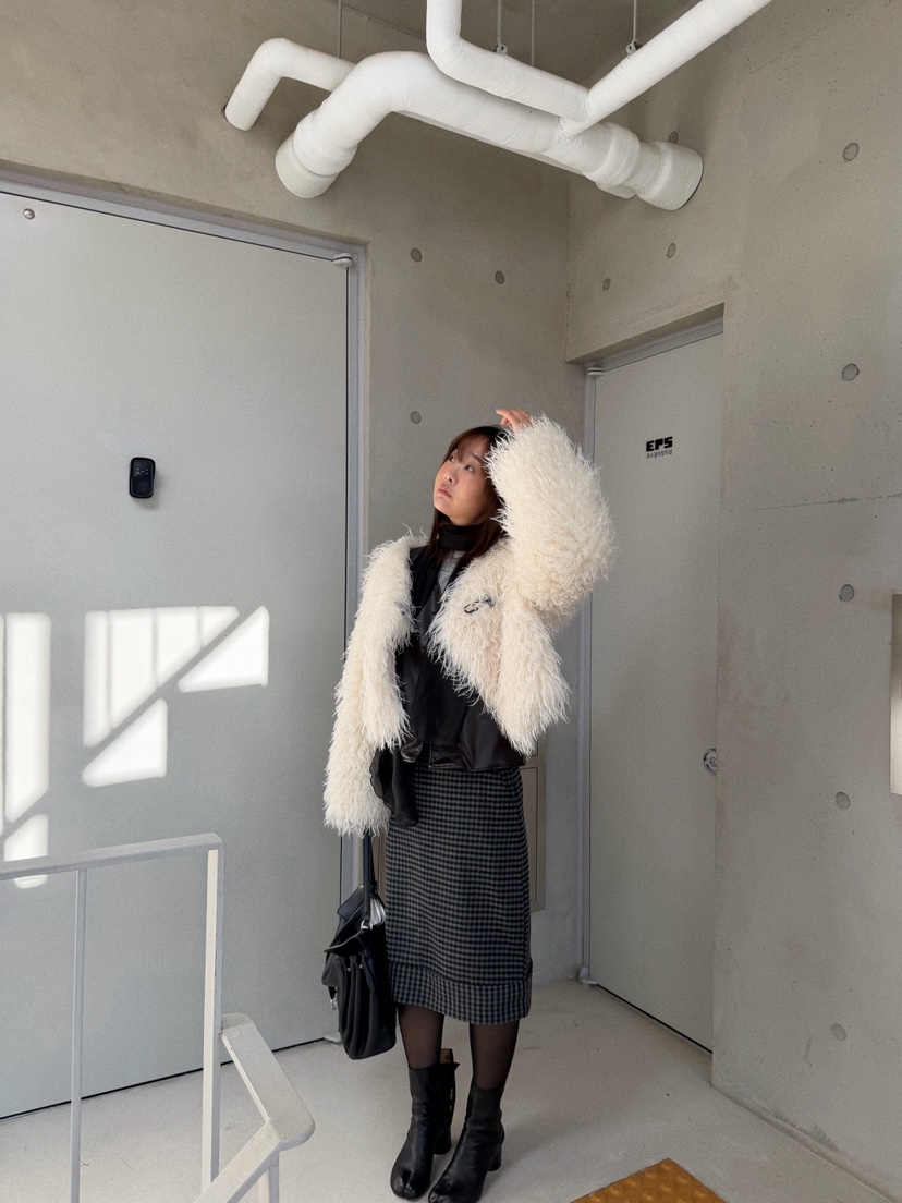 OLI EDIT東大門直郵女裝新品推薦真品短款大衣不含內搭開衫OLI EDIT短款大衣