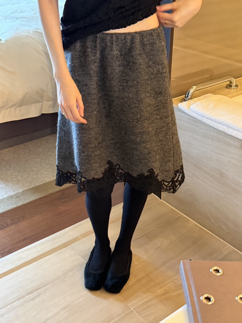 PERMISSION韓國代購女裝新品人氣真品休閑推薦半身裙中短裙PERMISSION半身裙/中短裙圖色2