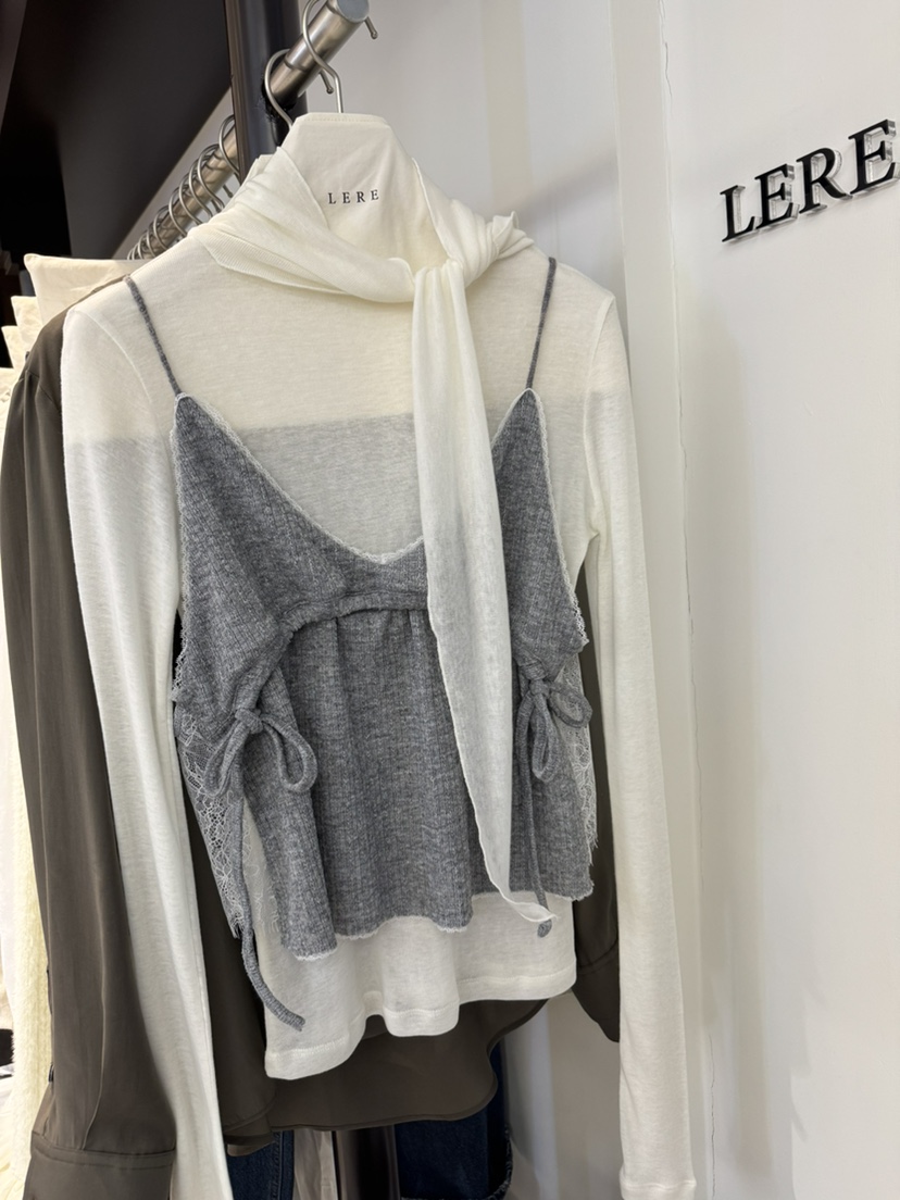 LERE韓國直郵女裝新品真品人氣休閑熱賣吊帶背心不含內搭LERE吊帶/背心圖色2