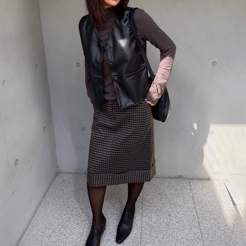 OLI EDIT東大門實拍女士新款推薦人氣真品熱賣半身裙中短裙OLI EDIT半身裙/中短裙