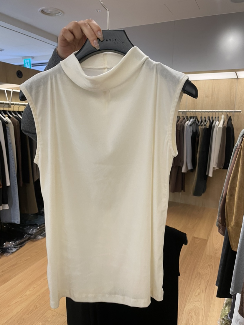 LEFANCY東大門代購女士新品真品人氣休閑吊帶背心天鵝絨無袖LEFANCY吊帶/背心圖色1