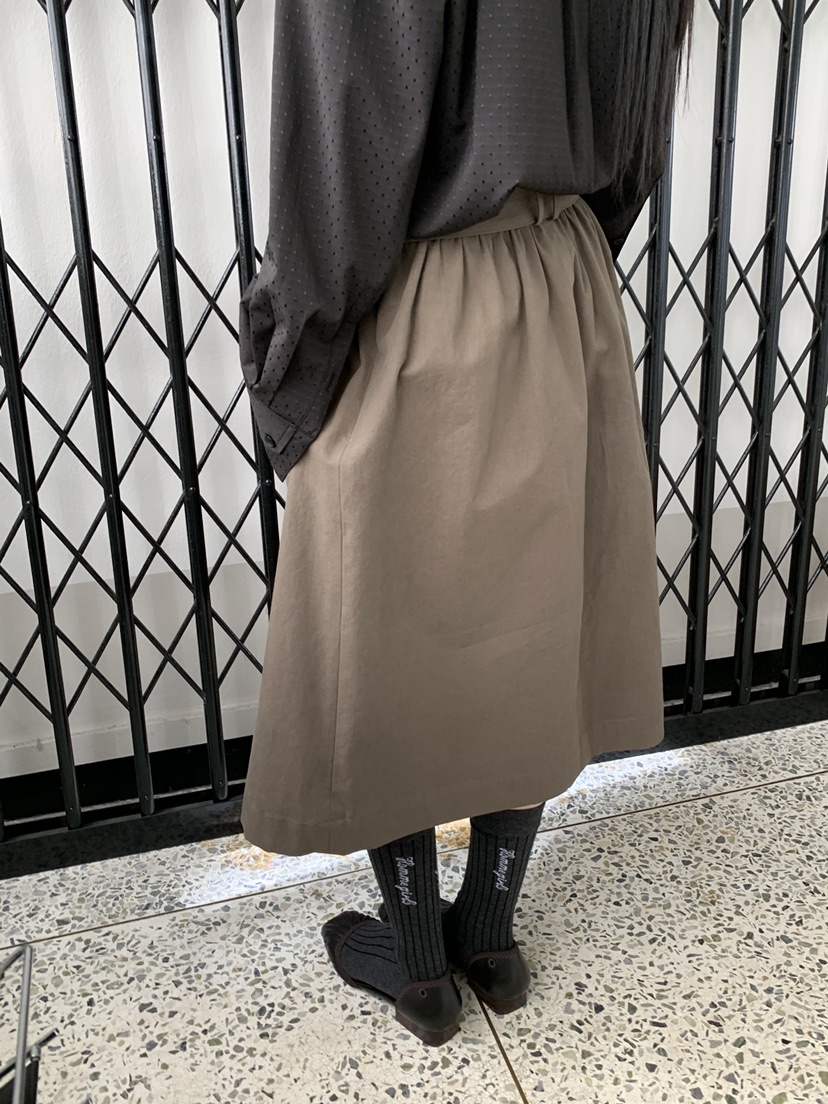 LOGARDEN韓國直郵女裝新品熱賣人氣時尚休閑長裙不含腰包LO GARDEN長裙