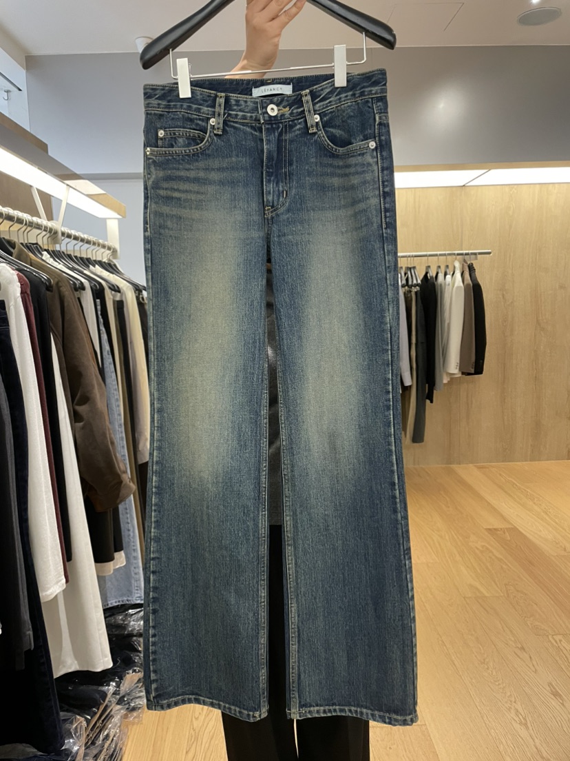 LEFANCY東大門實拍女士新品時尚真品休閑推薦熱賣人氣牛仔褲LEFANCY牛仔褲圖色1