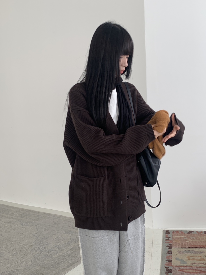 LOGARDEN韓國代購女裝新品推薦熱賣休閑真品人氣時尚毛衣LO GARDEN毛衣