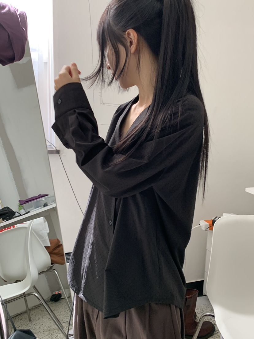 LOGARDEN東大門實拍女裝新款推薦休閑時尚真品襯衫蕾絲衫LO GARDEN襯衫/蕾絲衫