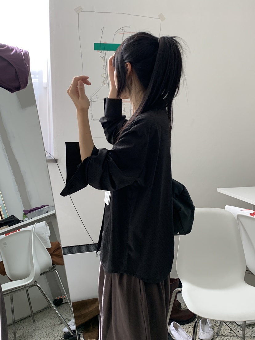 LOGARDEN東大門實拍女裝新款推薦休閑時尚真品襯衫蕾絲衫LO GARDEN襯衫/蕾絲衫