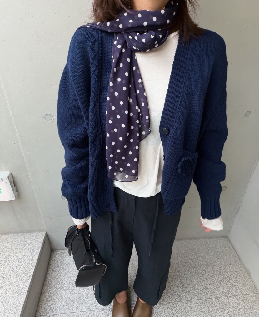 OLI EDIT東大門代購女裝新品時尚熱賣休閑人氣開衫花朵開衫OLI EDIT開衫