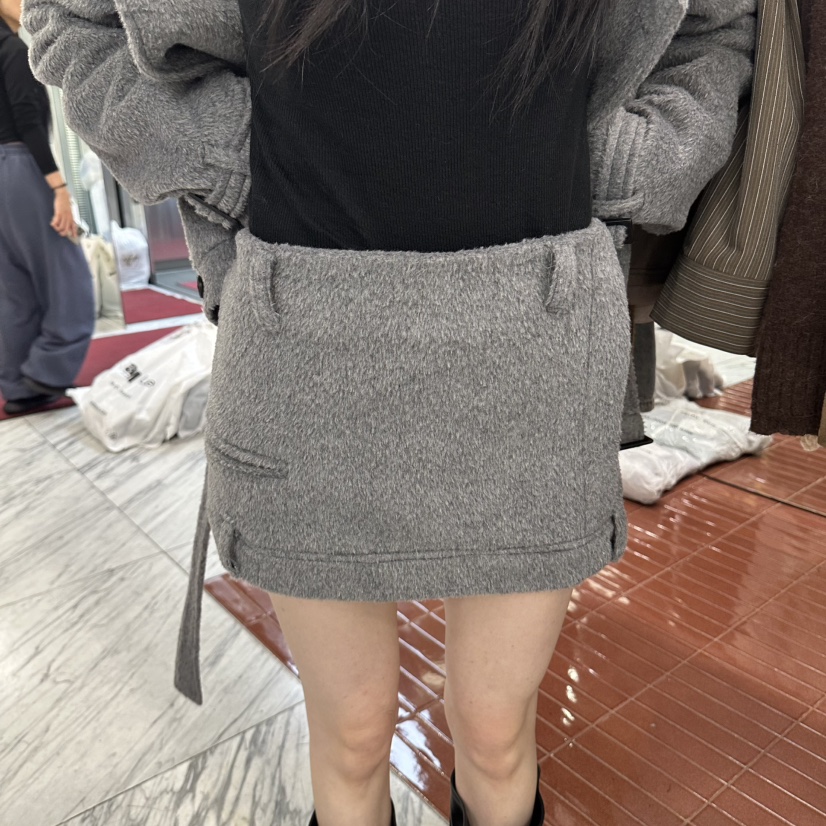 FOUNDATION東大門代購女士新款時尚真品熱賣裙褲不含腰帶FOUNDATION裙褲圖色1