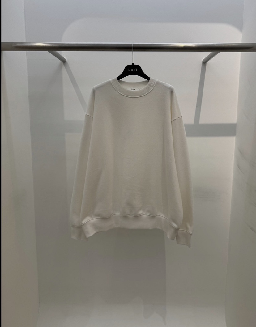 EDIT韓國直郵女裝新品真品時尚休閑推薦熱賣人氣衛衣拉絨EDIT衛衣圖色2白色