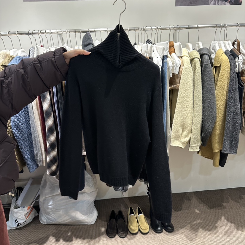 OVERTAKE東大門直郵女裝新款時尚休閑熱賣人氣推薦毛衣高領OVERTAKE毛衣圖色5