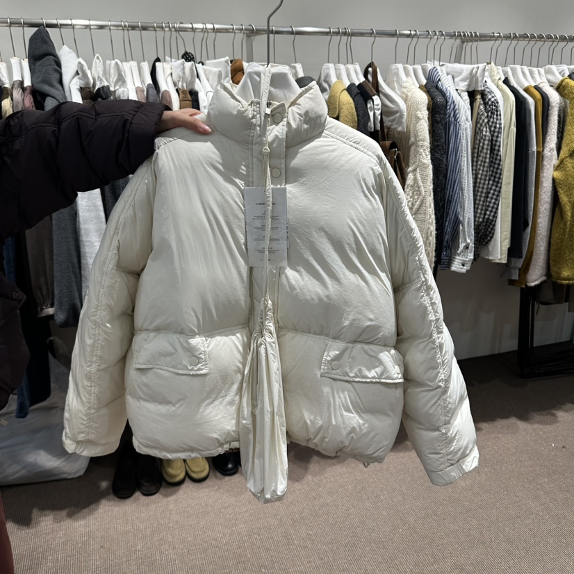 OVERTAKE東大門實拍女裝新款推薦熱賣真品時尚短款羽絨服OVERTAKE短款羽絨服圖色2