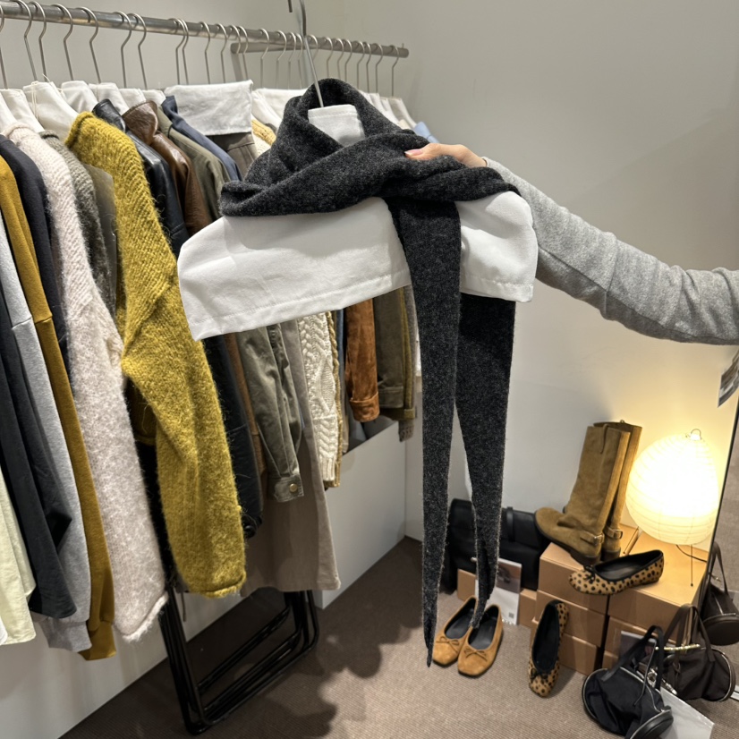 OVERTAKE東大門代購女裝新品真品熱賣時尚推薦圍巾披肩羊絨OVERTAKE圍巾/披肩圖色4