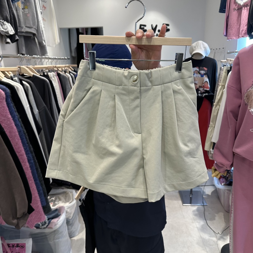 EVE韓國代購女裝新品休閑推薦真品人氣熱賣時尚短褲EVE短褲圖色1